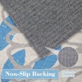 thumbnail image 2 of Tzou Floral Modern Area Rug for Bedroom Living Room Kitchen, Anti-Slip, Non-Shedding, 2 of 8