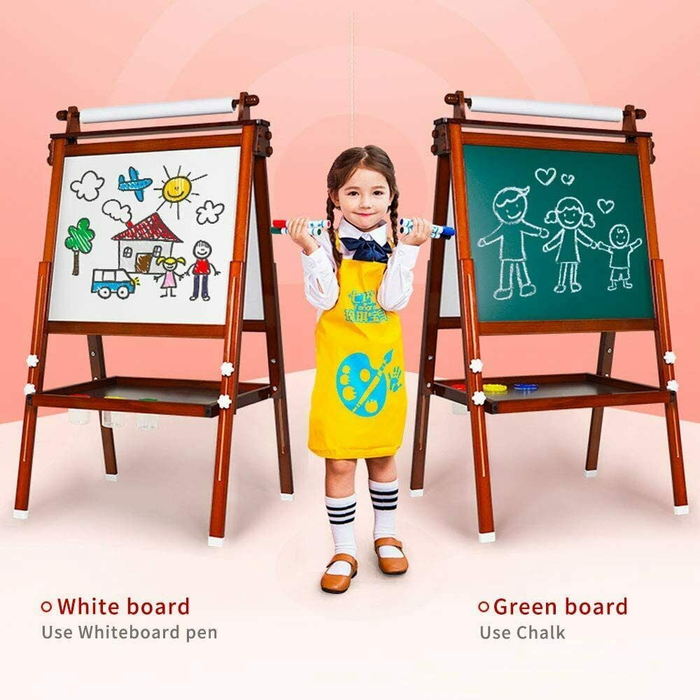 Kids Easel Double Sided Dry Erase Magnetic Drawing White Board Writing Drawing