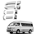 thumbnail image 4 of Abs Galvanoplastie Poignée Porte Poignée Couvercle Décoration Compatible avec 2005-2015 Hiace/hiace 2005-2015, 4 of 5