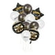 thumbnail image 1 of 12 globos de confeti metalizados para decoración de fiestas de Nochevieja y celebraciones. Blanco, 1 of 6