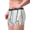 thumbnail image 4 of Disketp Vintage Wood With Floral Men'S Boxer Briefs,Soft And Breathable Cotton Underwear With Comfortflex Waistband, 4 of 8