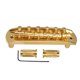 thumbnail image 1 of Puente de guitarra de sillín de con tornillos Reemplazo de cola dura fija Puente de sillín para instrumentos musicales Accesorio de Dorado Baoblaze Cordal de puente de bajo, 1 of 8