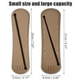 thumbnail image 2 of Unique Bargains 2 Pcs Travel Makeup Bag Makeup Brush Holder Portable Makeup Organizer Bag Waterproof Silicone Brown, 2 of 7