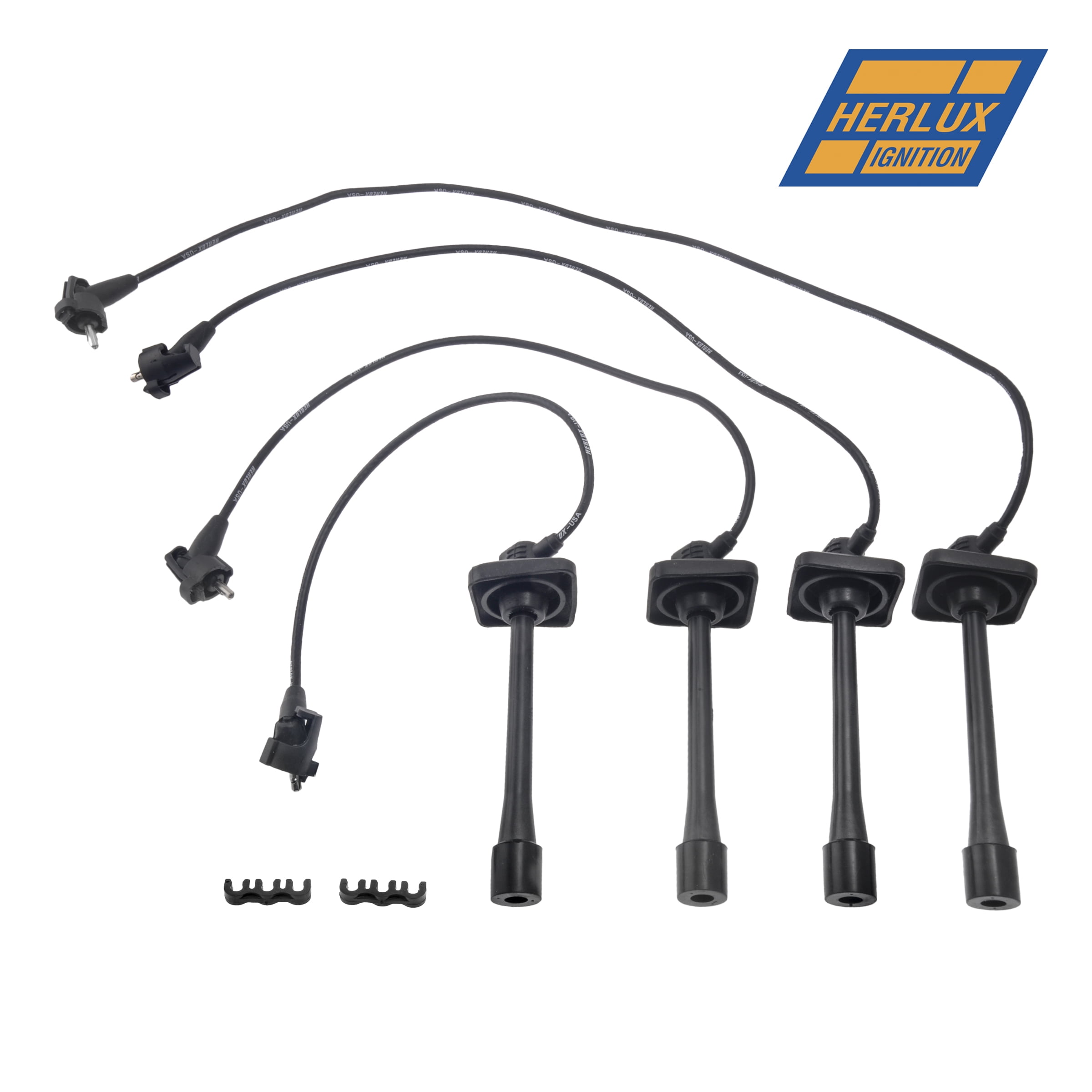 TUPARTS Pack of 4 Ignition Wire Sets Compatible with Toyota Camry/Celica/ MR2/ RAV4 1992-1999 