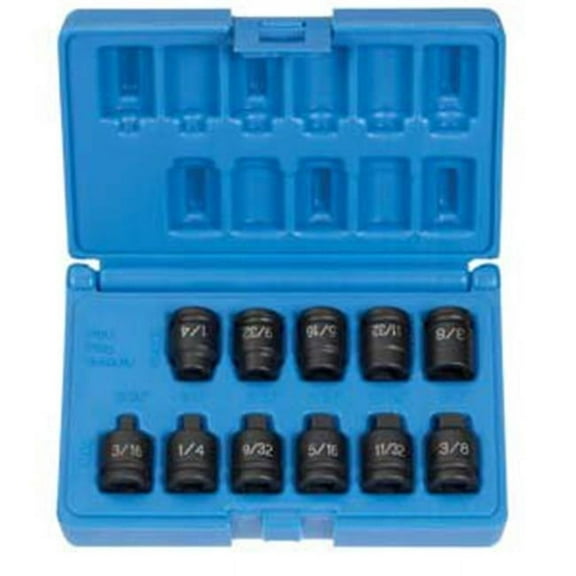 3/8'' Drive 11 Pieces Pipe Plug Socket Set
