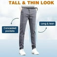 thumbnail image 4 of Multipants Luxury Pants, Multipants – High Stretch Multi-Pocket Durable Cargo Pants,Men Comfy Cargo High Stretch Pant, 4 of 8