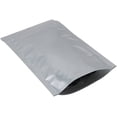 thumbnail image 5 of Zipper Lock Mylar Bags Reusable Clear Plastic Silver Aluminum Foil Stand up Pouch for Zip Bags Reusable Lock Seal Heat Sealable Smell Proof Food Storage Packaging Bag (100, 5.9x8.7 inch), 5 of 5