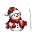 thumbnail image 3 of 2x árbol De Navidad Muñeco De Nieve Colgante Colgante Decoración De Muñeco De Nieve De Navidad Para Puerta Chimenea Estilo A, 3 of 8