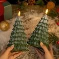 thumbnail image 4 of LmnLft Flameless Christmas Tree Candles, LED Candle Lights Flickering Electric Candles for Holiday Home Décor and Christmas Gift, 4 of 7