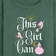 thumbnail image 3 of Disney Princess - This Girl Can - Women's Lightweight French Terry Long Sleeve Shirt, 3 of 5