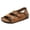 a12-Brown, variant on KPOPLK Baby Girl Boy Sandals Premium Soft Anti-Slip Sole Infant Baby Sandals Summer Casual Beach Shoes Bowknot Princess Dress Flats Prewalker First Walker Shoes Size 4,White