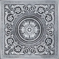 Majesty Foam Ceiling Tiles - 20"x20" Square - by Antique Ceilings (Antique Silver) - 8 Tiles Pack