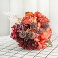 thumbnail image 3 of Bright-colored Artificial Flower Exquisite No Withering Faux Silk Flower Simulation Rose for Home, 3 of 7