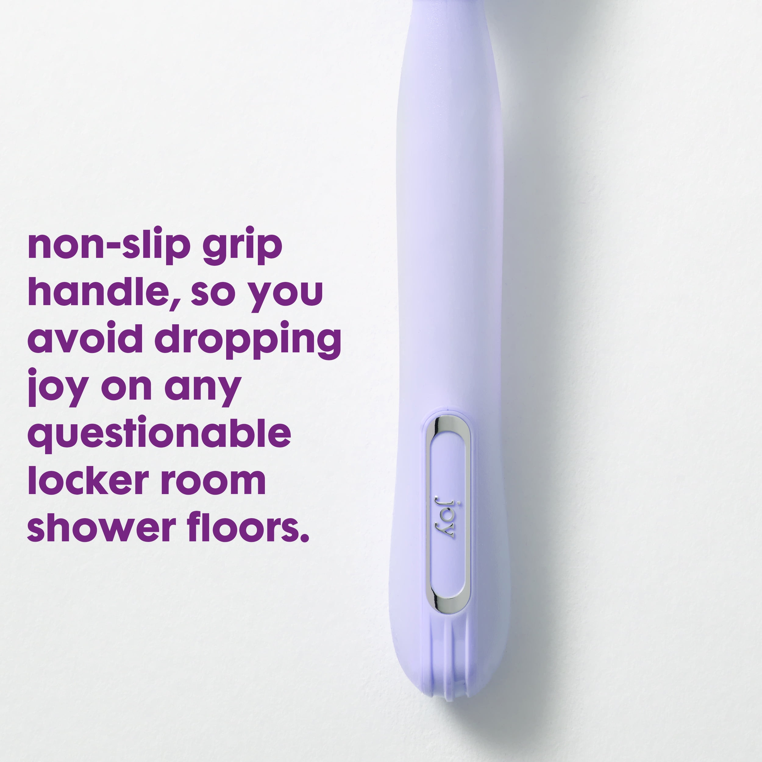 Buy Joy Razor Handle and 2 Razor Blade Refills, Lavender Online at