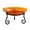 Mandarin, variant on Achla Designs Hand Blown Crackle Glass Garden Birdbath with Stand, Teal