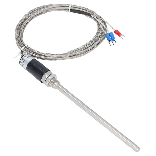 Sensor de temperatura, sensor de temperatura Sensor de termistor Pt100 impermeable Sonda del sensor de temperatura Construcción robusta Jadeshay A