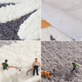 thumbnail image 5 of Alfombras de baño, alfombras de baño de flores blancas, alfombras de fibra superfina suave y esponjosa, alfombra de baño antideslizante, alfombrillas de felpa para lavar a máquina, alfombra de baño para cuarto de baño con ducha (16.0 x 24.0 in, gris) oso de fresa Electrónica, 5 of 5