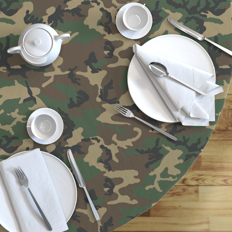 Army Camouflage Table Cloths