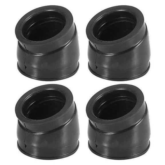 Wauebuly 4Pcs Motorcycle Carburetor Intake Manifold Boot Joint For 1980-1982 Honda CB900C Replaces 16214-438-000