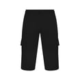 thumbnail image 6 of Tauxra Men's Casual Work Capris, Elastic Waist Drawstring Capri Pants with Side Pockets, Lightweight Breathable Joggers, 6 of 9