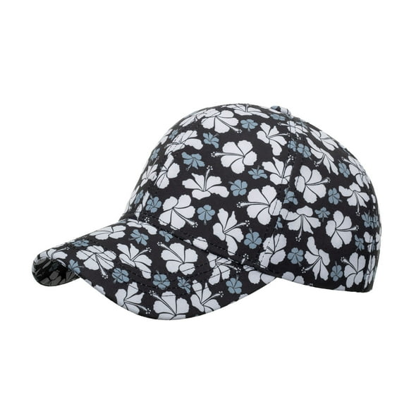 Fashion Women Men Sport Flowers Prints Breathable Beach Baseball Cap Hop Hat Sun Hat Bear Grease Hat