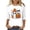 White A, variant on Enjoytime Womens 3/4 Sleeve Tops Halloween Vintage Printed Crew Neck Blouse Fall Plus Size Shirts
