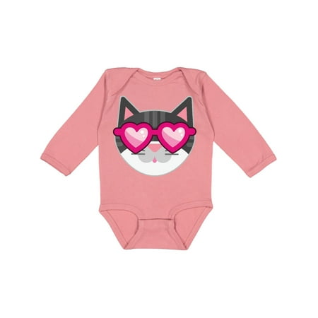 

Inktastic Tabby Cat Lover for Girls Gift Baby Girl Long Sleeve Bodysuit