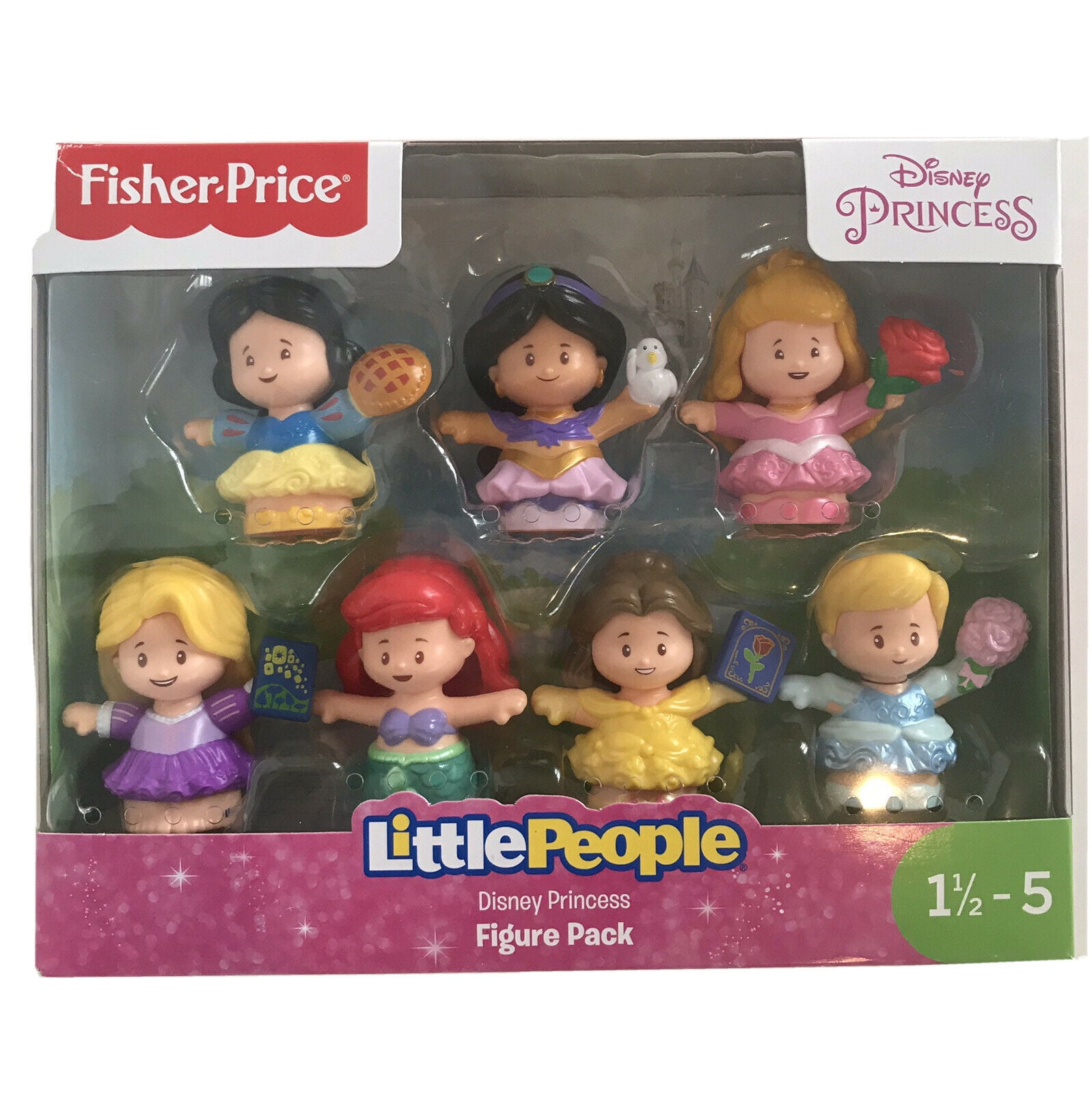 Fisher Price Little People Disney Princess 2" Figure Toy for girl Xmas Gift 