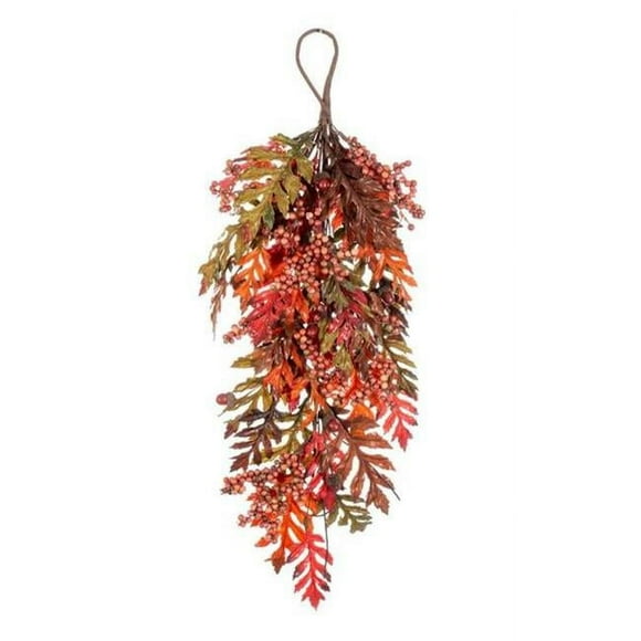Vickerman FQ222726 26 in. Oak Leaf, Acorn & Berry Teardrop