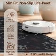 thumbnail image 6 of Design&I 6'x9' Washable Area Rug Snake Gothic Round Spiral Occult Symbols Enchanted Witch Moody for Dining Room, Under Table, Office, Snag-Free, 6 of 7