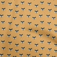 thumbnail image 1 of oneOone Cotton Poplin Twill Yellow Fabric Rabbit Dress Material Fabric Print Fabric By The Yard 56 Inch Wide, 1 of 5