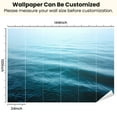 thumbnail image 3 of Peel and Stick Wallpaper Ripples blue water surface Modern Art Wall Mural Decor Self Adhesive and Removable 100in x 144in, 3 of 8