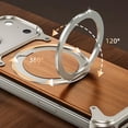 thumbnail image 4 of Case For IPhone 17 Pro Max/17 Pro, Metal Shell With Supports Wireless Microfiber Lining Anti-Scratch Charging Ring Kickstand Cover, 4 of 7
