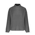 thumbnail image 6 of hotojiny Women's Turtleneck Sweaters Oversized Lightweight Lantern Long Sleeve Pullover Loose Fit Warm Knit Tops Streetwear, 6 of 7