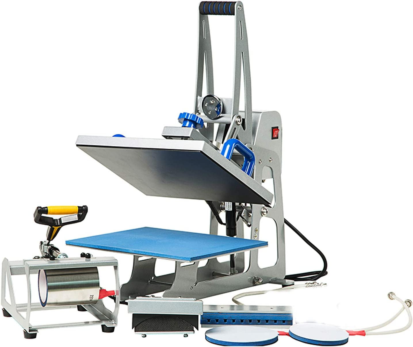 INTSUPERMAI 9 in 1 Multifunction Semi-automatic Magnetic Sublimation Heat Press Machine