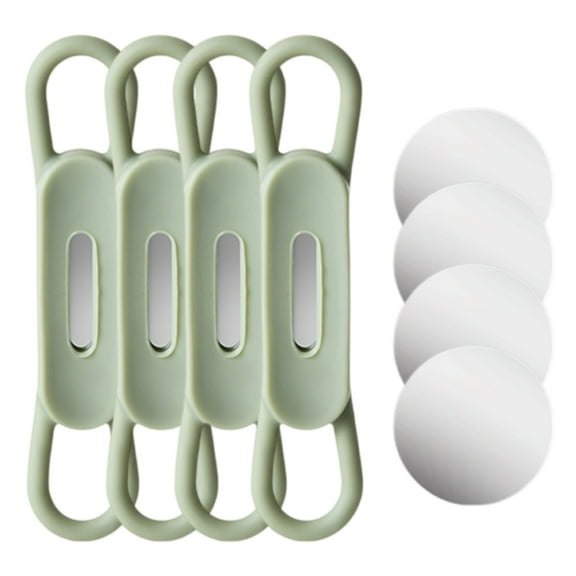 4Pcs Magnetic Pen Holder for Desk, Refrigerator, Whiteboard, Silicones Pen Holder for Desk, Desk Marker Holder