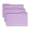 thumbnail image 3 of Smead® Color File Folders, With Reinforced Tabs, Legal Size, 1/3 Cut, Lavender, Box Of 100, 3 of 9