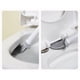 thumbnail image 4 of Escobilla de baño PP TPR, cepillo de limpieza portátil montado en la pared con mango desmontable, accesorios de baño, 4 of 6