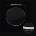 thumbnail image 2 of Uxcell Watch Crystal Glass Lens 42.5mm Dia 1.5mm Thick Flat Round Sapphire Watch Crystals Replacement, 2 of 7