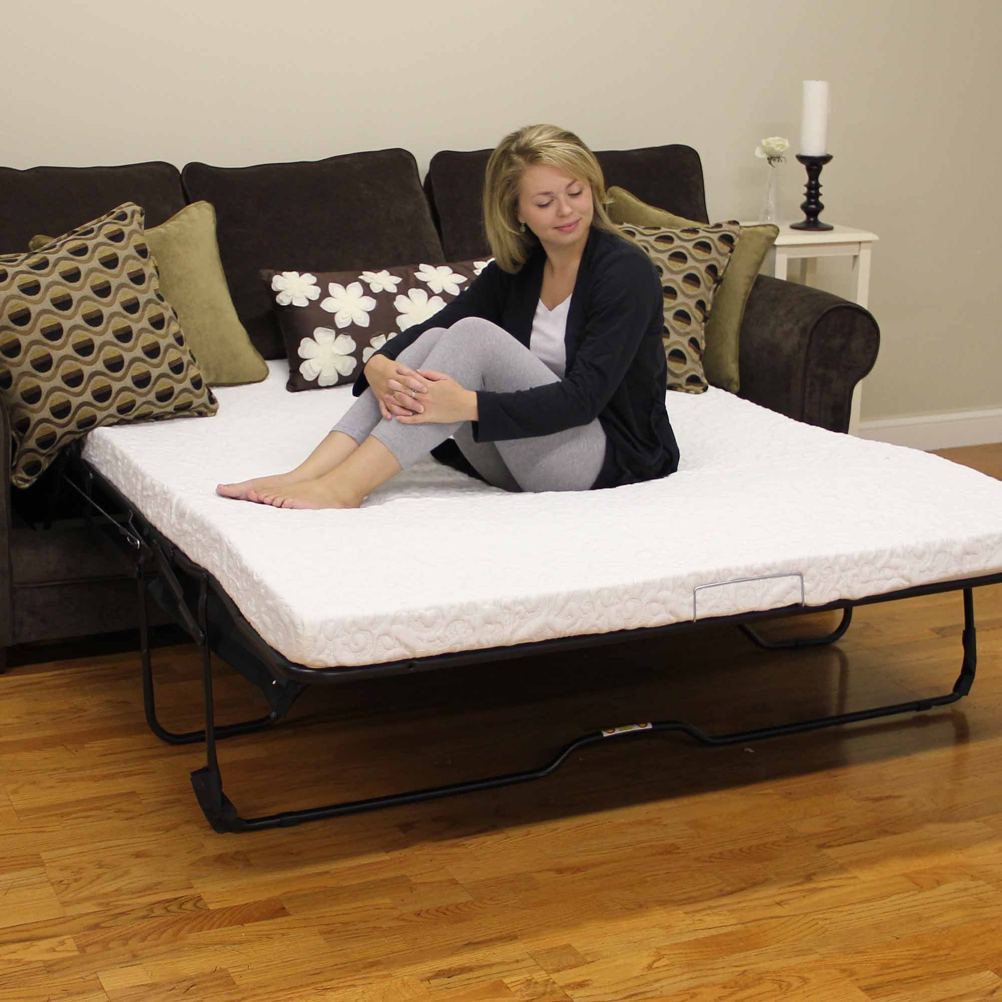modern sleep cool gel 4.5" gel memory foam sofa bed mattress modern sleep cool gel 4.5" gel memory foam sofa bed mattress