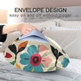 thumbnail image 4 of Yayeee Pillowcase Standard Size Set of 2 Satin Wrinkle Resistant Pillow Case, Colorful Flowers, 4 of 7