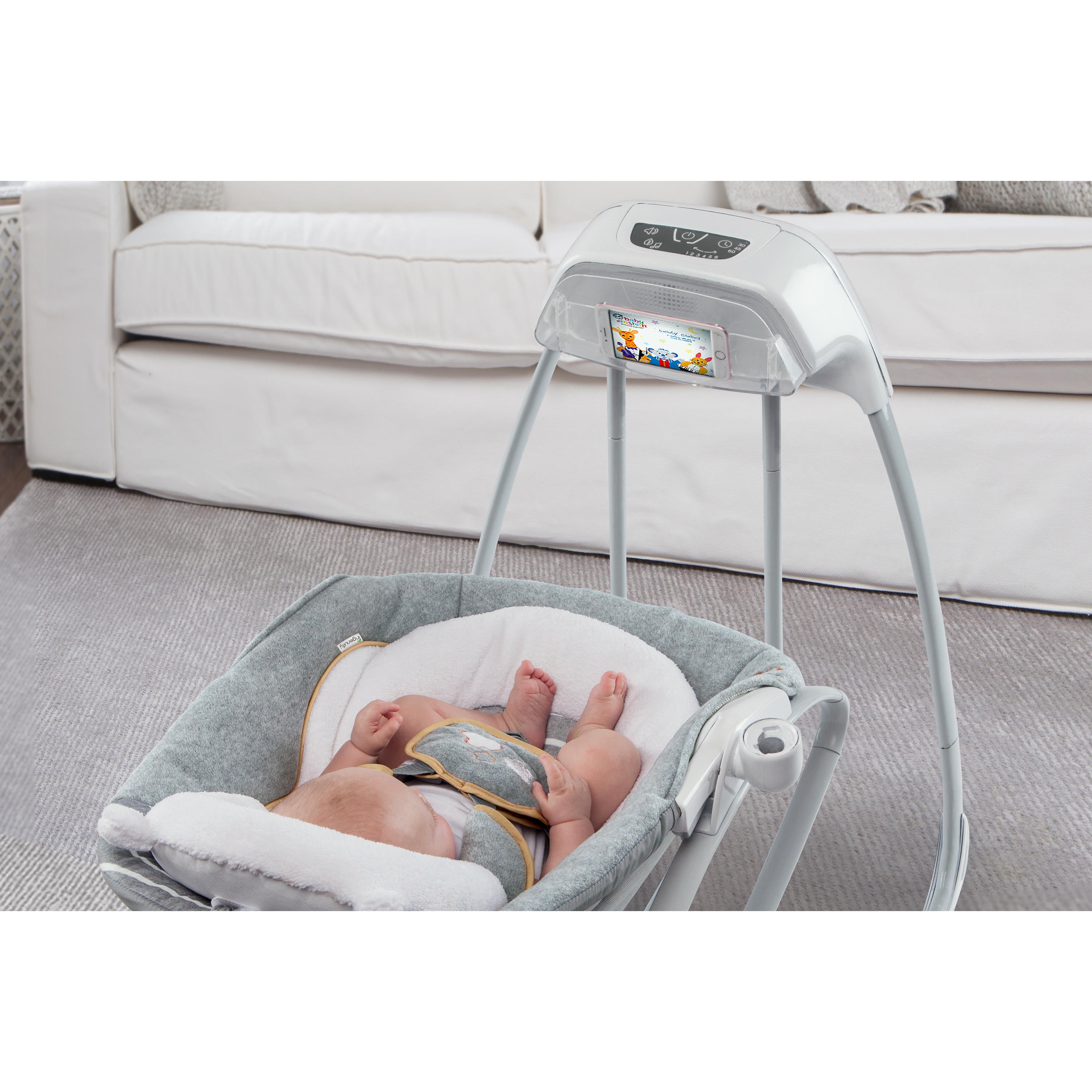 ingenuity baby swing bella teddy