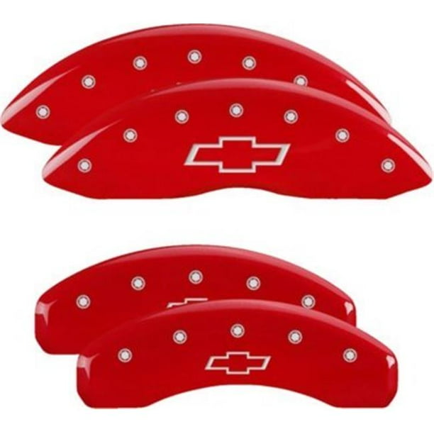MGP Caliper Covers MGP14252SBOWRD Bowtie Engraving in Front & Rear