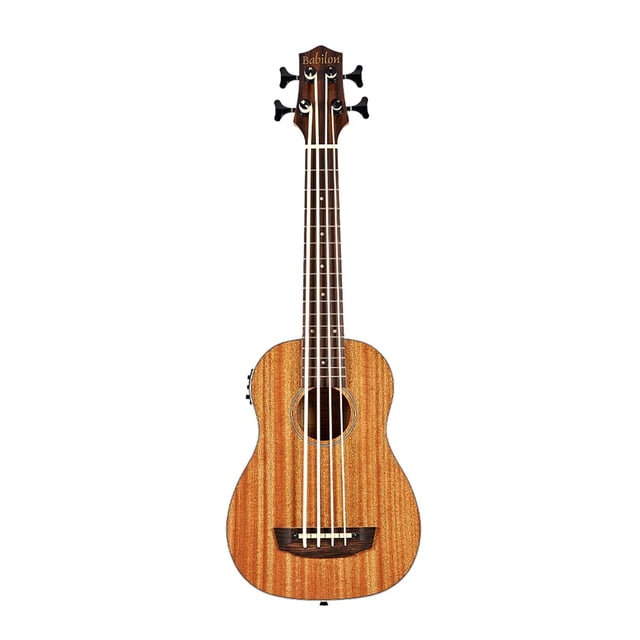 Ukulele Bajo KIHEI BABILON Color Natural de 4 Cuerdas 13.5x35x80.7