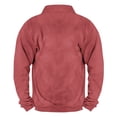 thumbnail image 3 of successthop Plus Size Sweatshirts with Pockets Men Quarter Zip Long Sleeve Sweaters Pullover Top Vintage Streetwear Red, 3 of 3