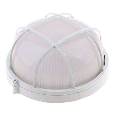 

Gate Lamp Painted Oval Lighting Device Waterproof Multipurpose Sauna Supplies 110-130V Handy Installation Wall Lamps Porch Light