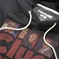 thumbnail image 2 of Clue Clue 1986 Unisex Adult Slim Fit Pull-Over Heather Hoodie, Charcoal, X-Large, 2 of 5