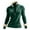 Green, variant on Women's Half-Zip Suede Pullover Shearling Stand-Collar Sweatshirt Long Sleeve Warm Top for Winter Shopping Trips