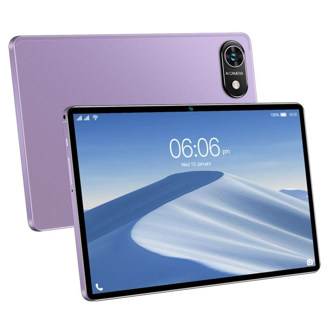 Android Tablet 10 Pulgadas, 10.1 Pulgadas Ips Hd Pantalla Ultra Delgada, Bluetooth Wifi 2.4G / 5G, 4Gb Ram 32Gb Rom, Admite la Comunicación de Voz Hd de la Tarjeta Sim, Android 13 App para Pc Computer