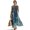 Blue Ink Painting Bamoboo, variant on Women's Summer Tank Dress Sleeveless Maxi Dress Faux Linen Casual Dresses with Pockets Aztec Red Geometric Print Loose Fit Beach Dresses Vacation Outfit, 4XL